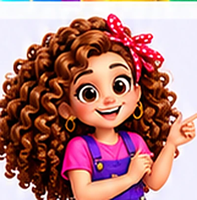 Mascote Gisa Química sorrindo